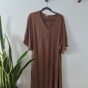 Dwell and Slumber Camel Dress VGUC